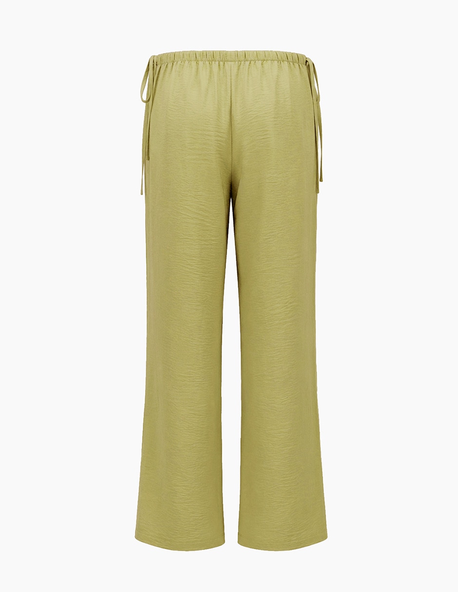 Pantalón regular amplio para mujer 7