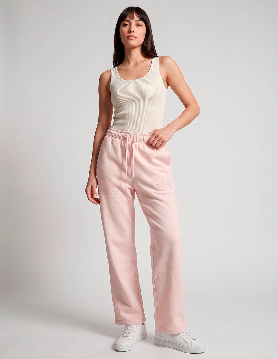 Pants straight con agujeta para mujer 3