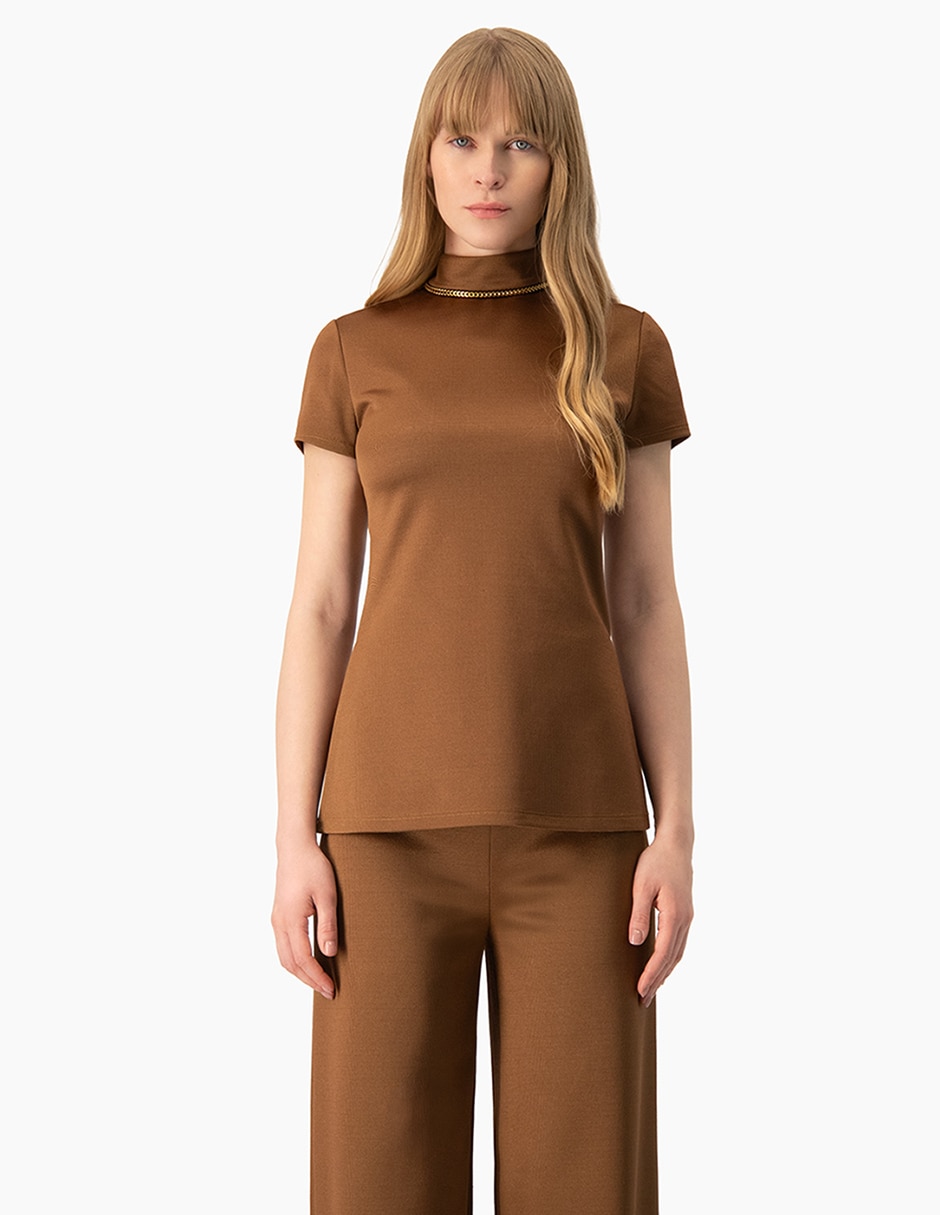 Blusa ivonne manga corta para mujer