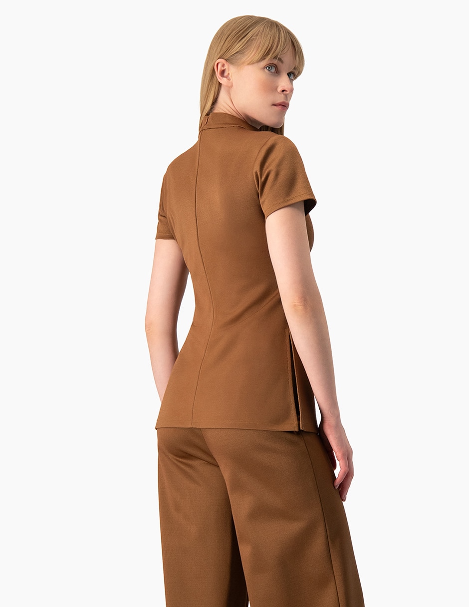 Blusa ivonne manga corta para mujer