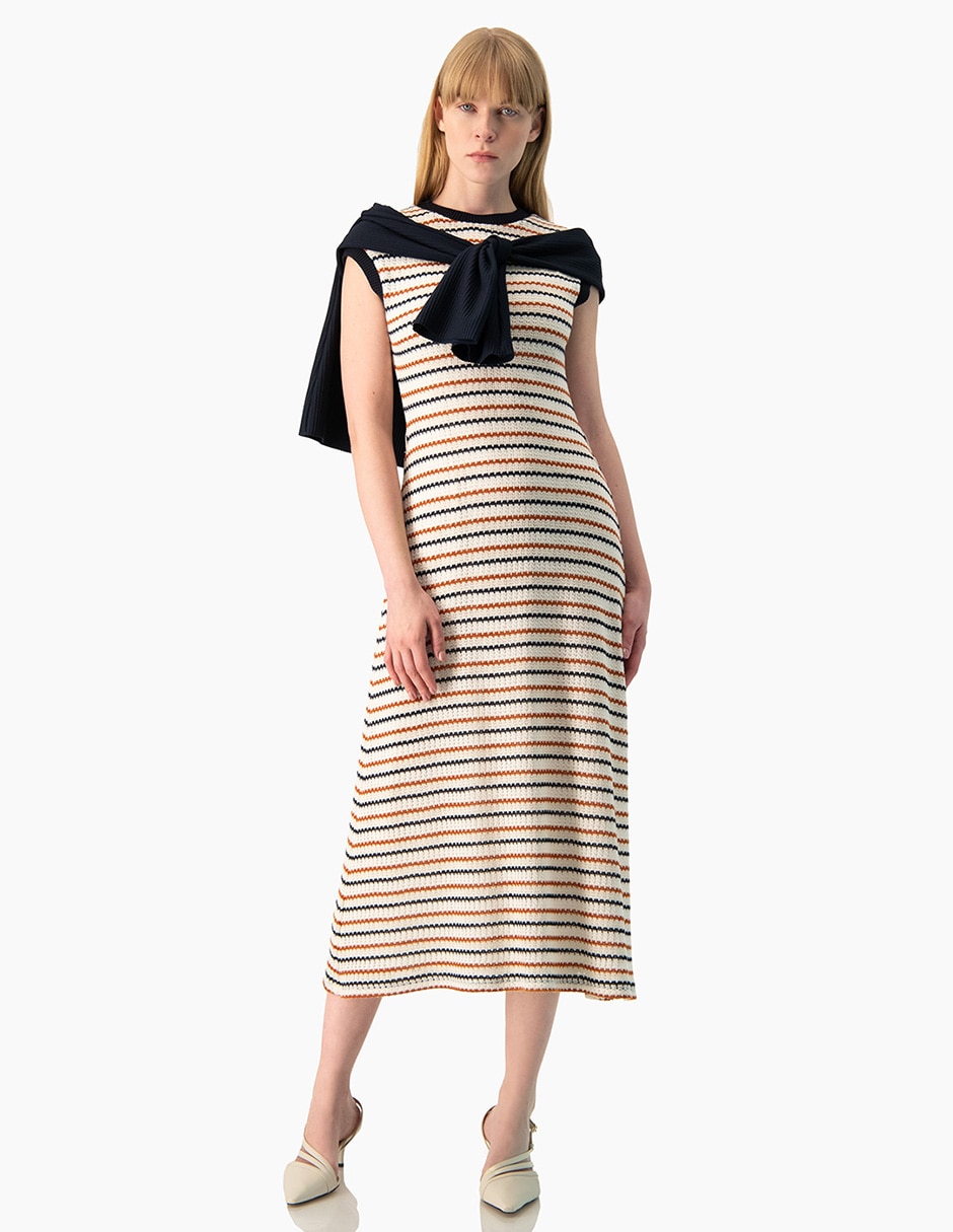 Vestido midi casual ivonne para mujer