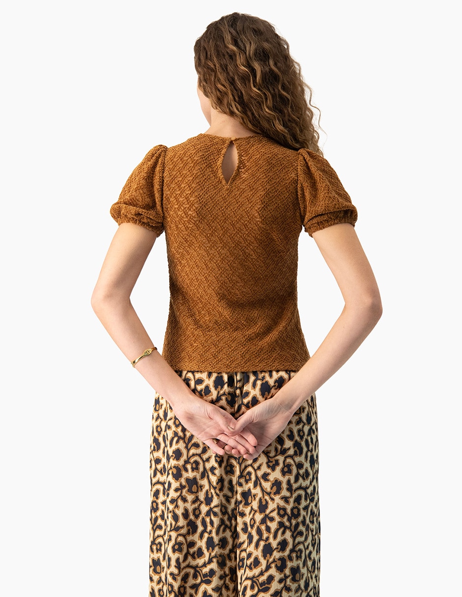 Blusa Ivonne manga corta para mujer