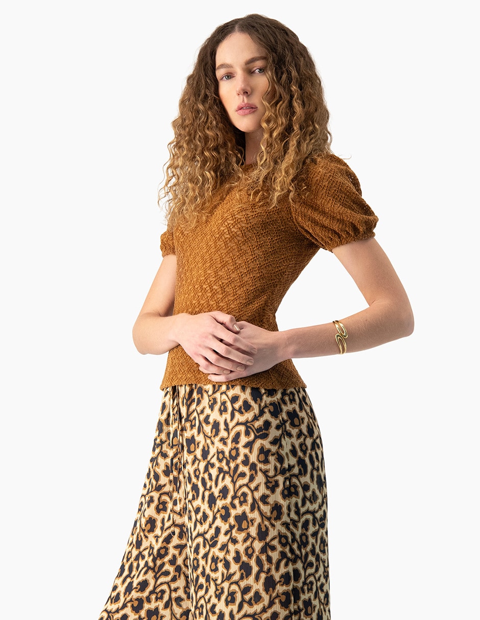 Blusa Ivonne manga corta para mujer