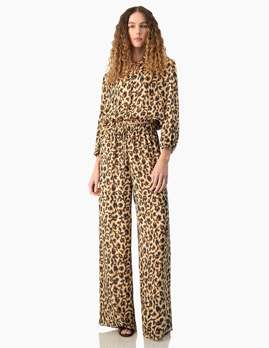 Pantalón amplio para mujer 4