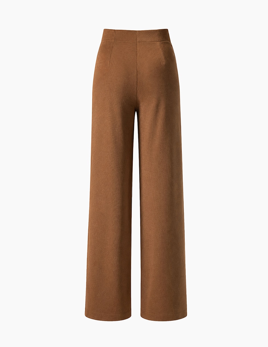 Pantalón regular amplio para mujer 8