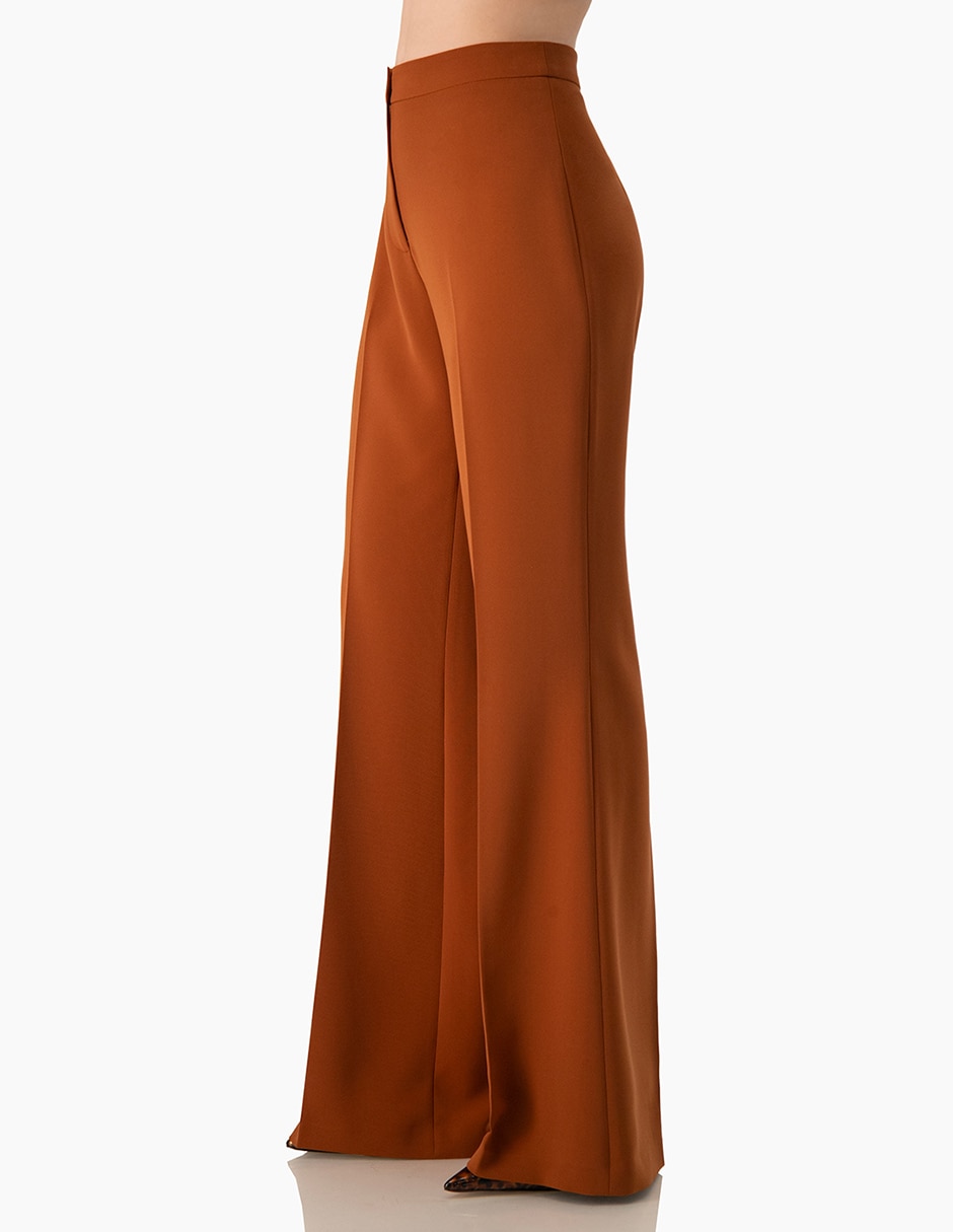 Pantalón regular acampanado para mujer 3