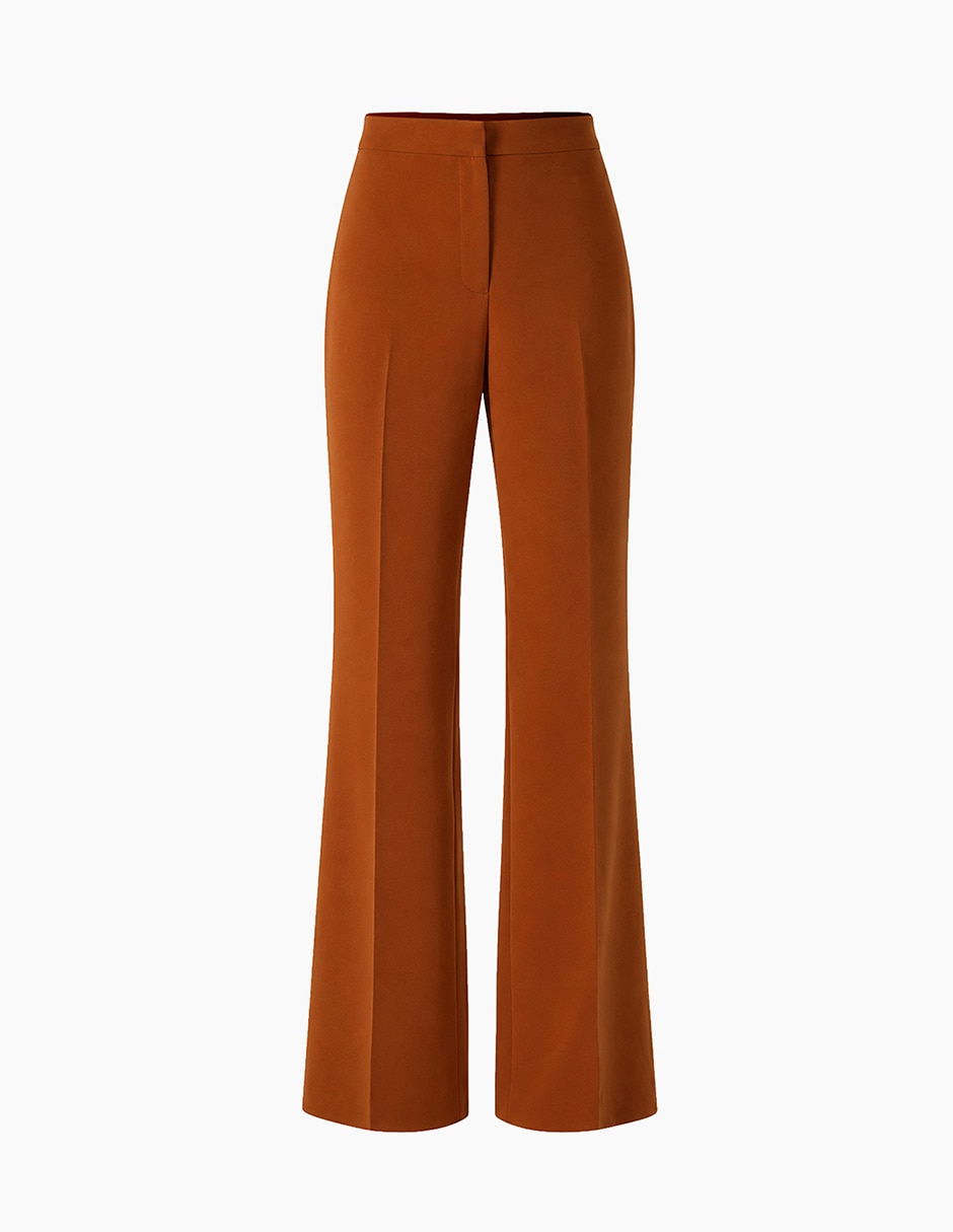Pantalón regular acampanado para mujer 7