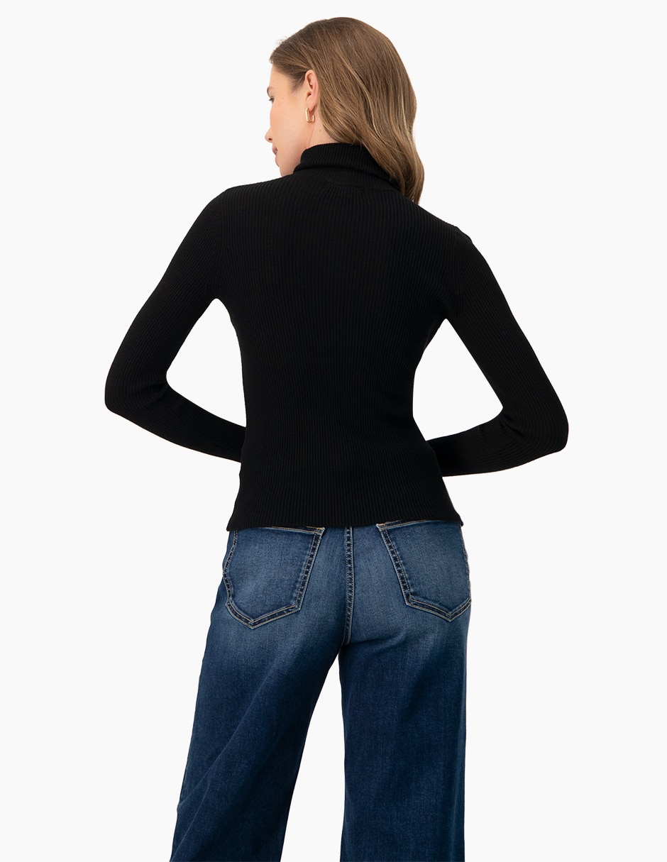 Suéter cuello tortuga para mujer 2