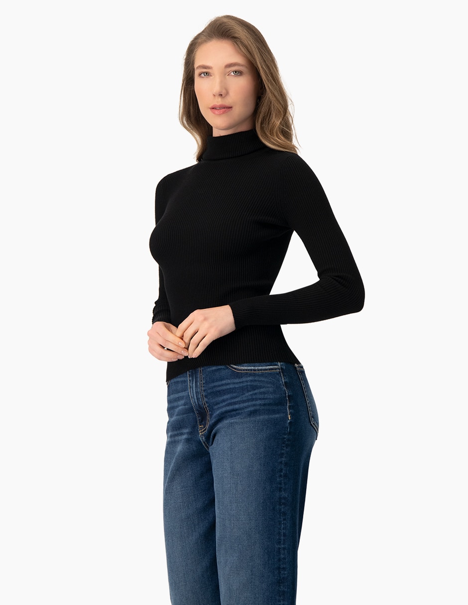 Suéter cuello tortuga para mujer 3