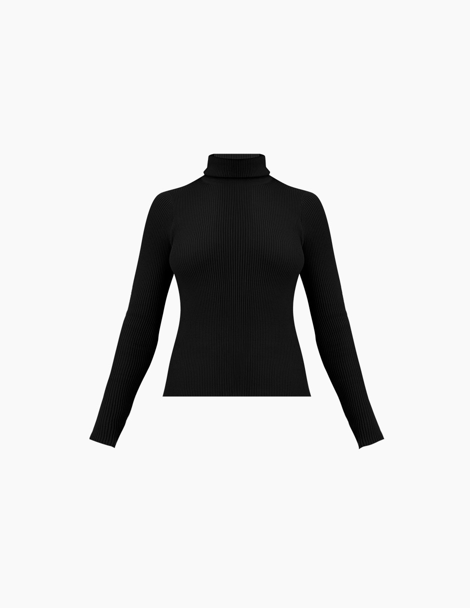Suéter cuello tortuga para mujer 5