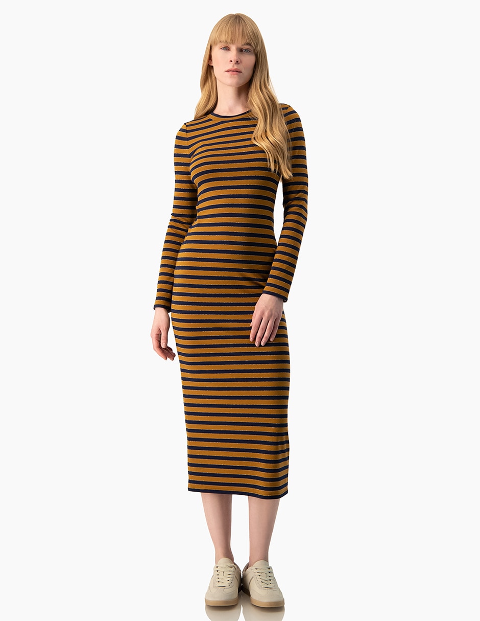Vestido midi casual para mujer