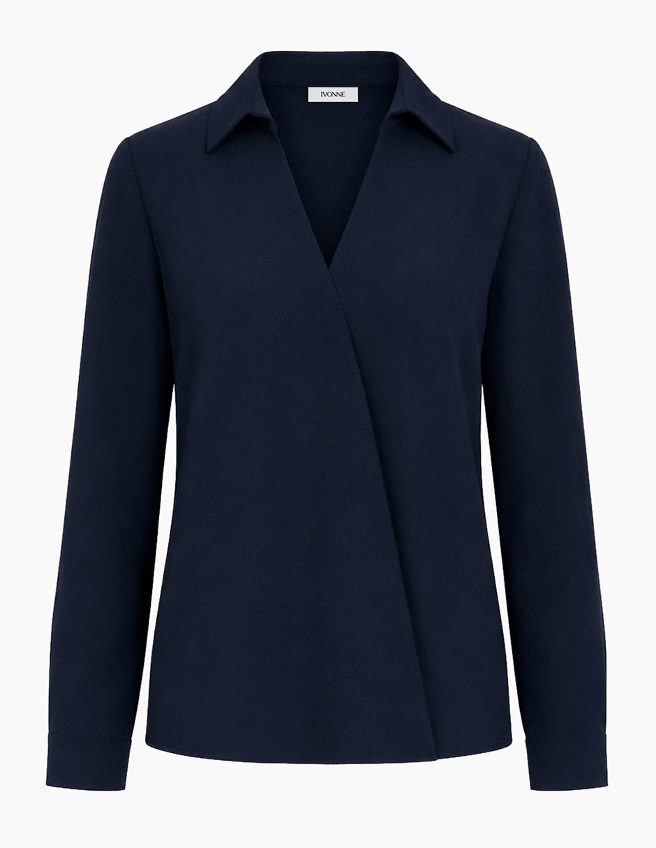 Blusa ivonne manga larga para mujer