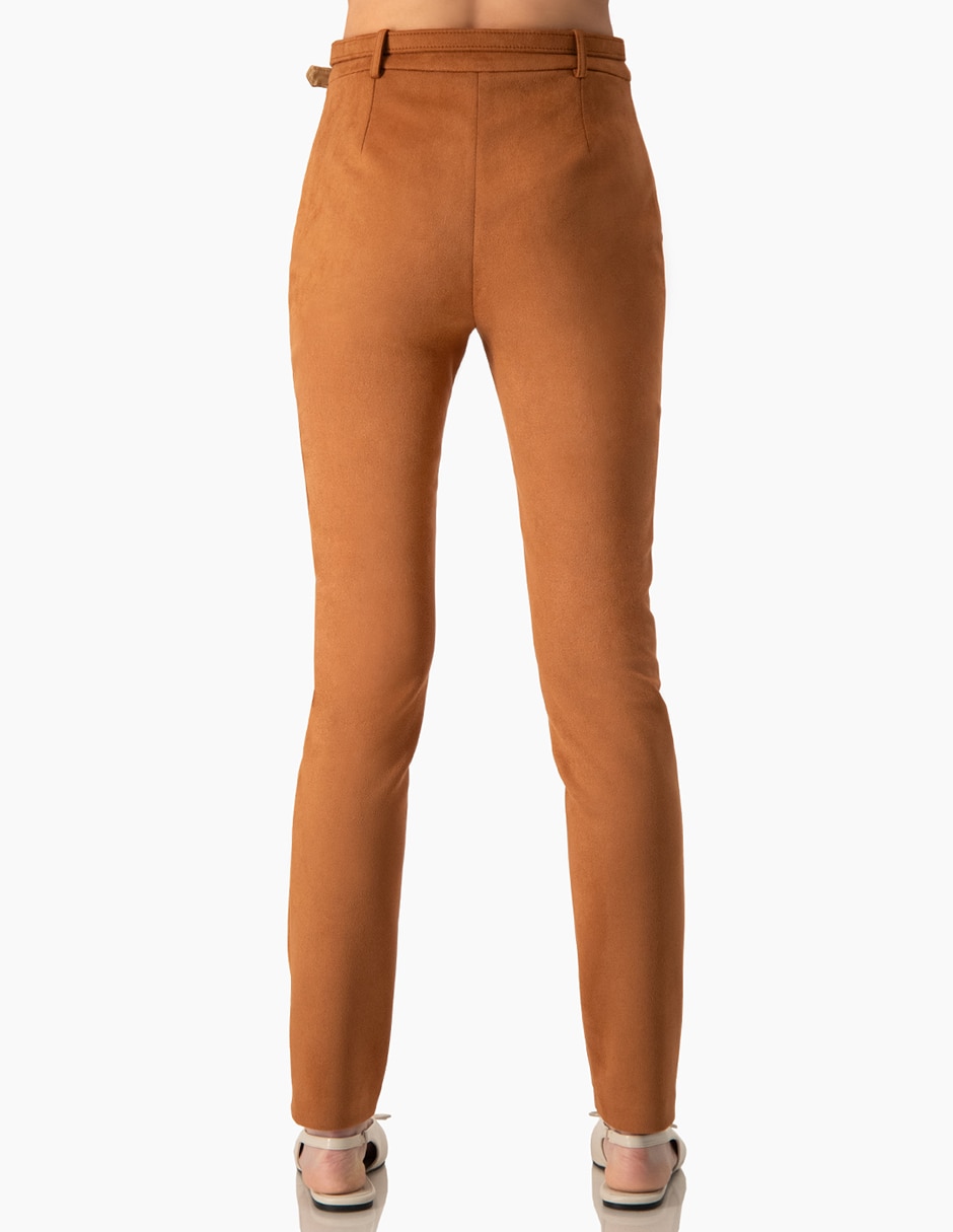 Pantalón regular recto para mujer 2