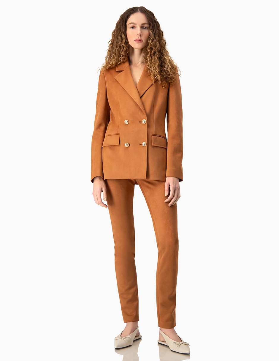 Pantalón regular recto para mujer 4