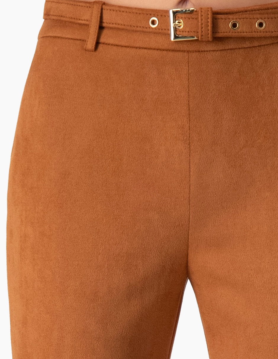 Pantalón regular recto para mujer 5