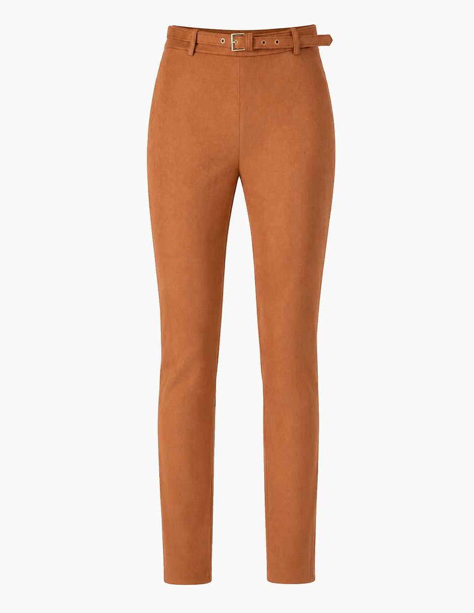 Pantalón regular recto para mujer 6