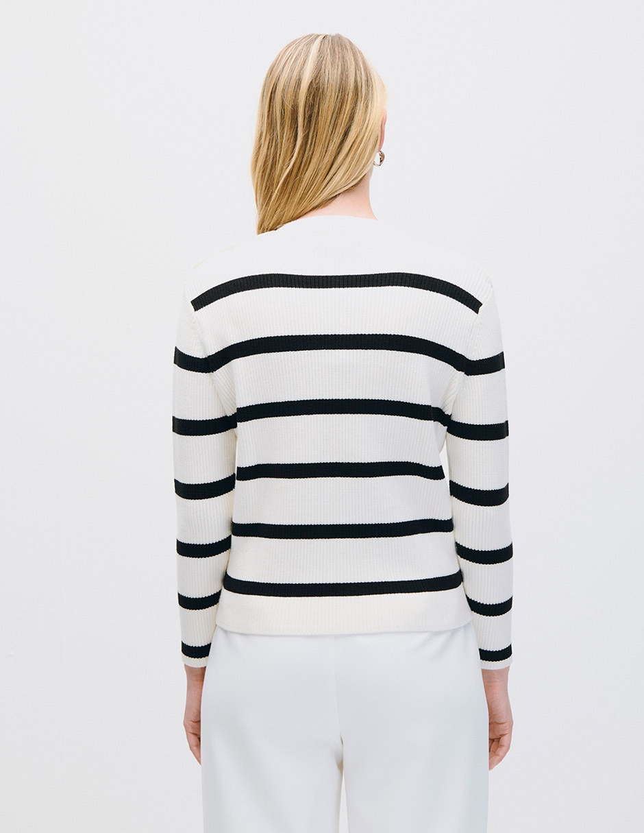 Suéter cuello redondo para mujer 3