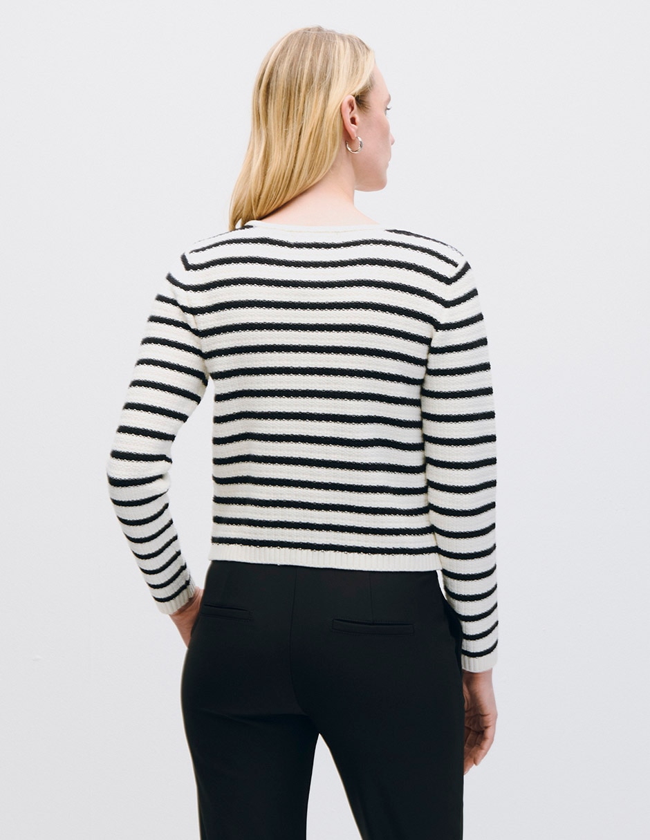 Suéter cuello redondo para mujer 3