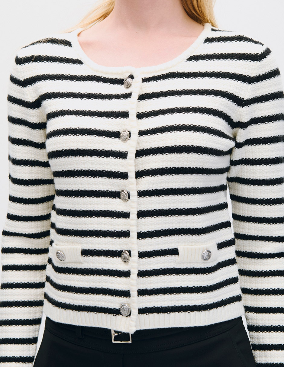 Suéter cuello redondo para mujer 4