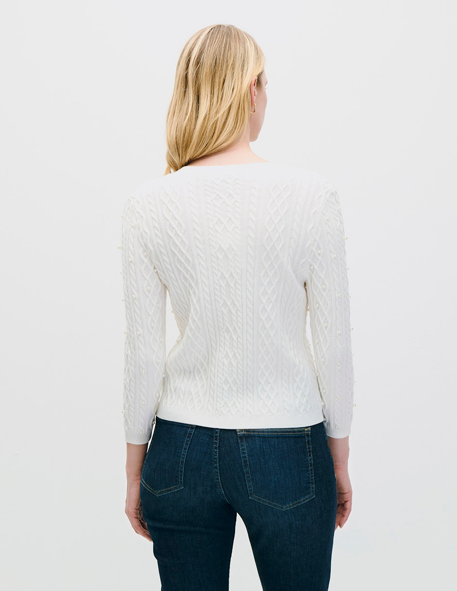 Suéter cuello redondo para mujer 3