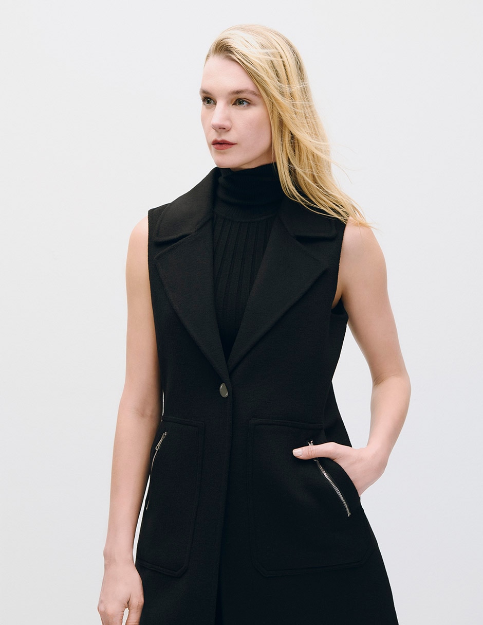 Chaleco de lana para mujer
