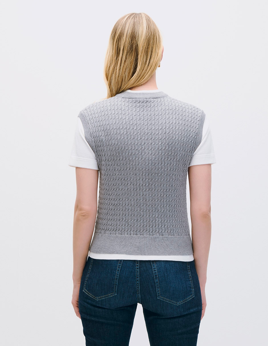 Blusa manga corta para mujer 3
