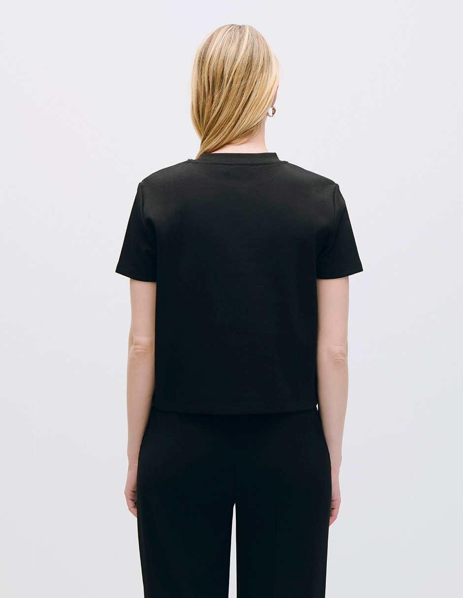 Blusa manga corta para mujer 3