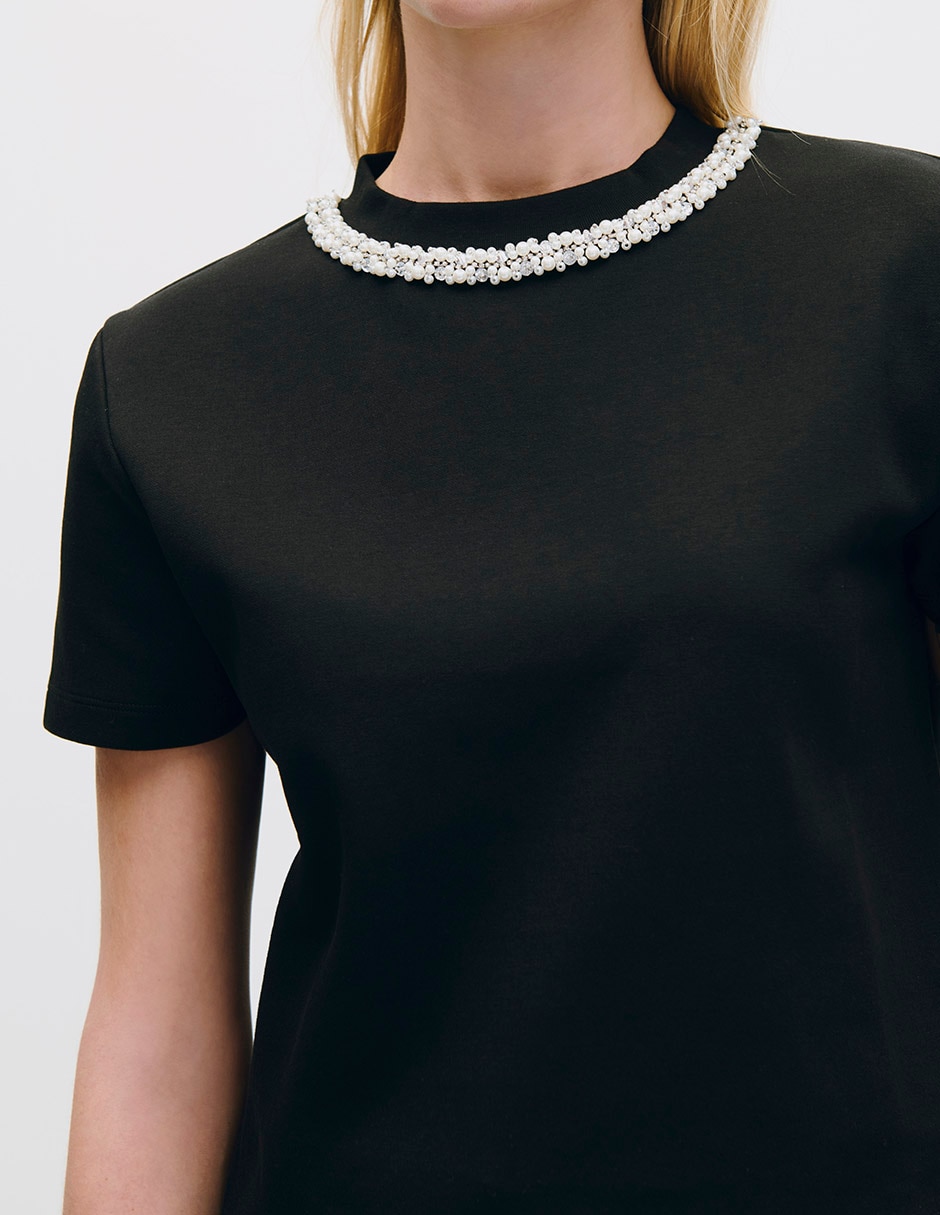 Blusa manga corta para mujer 4
