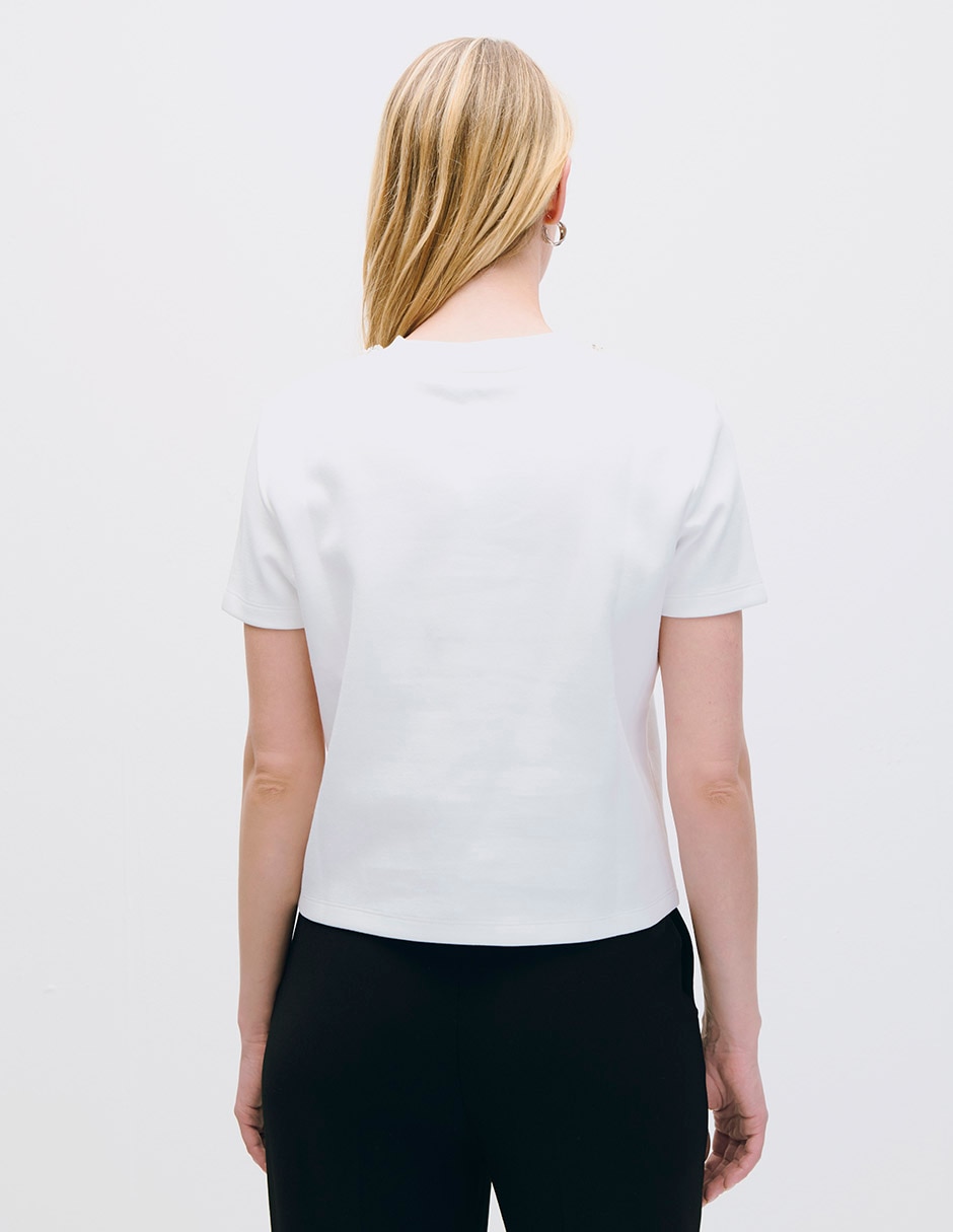 Blusa manga corta para mujer 3