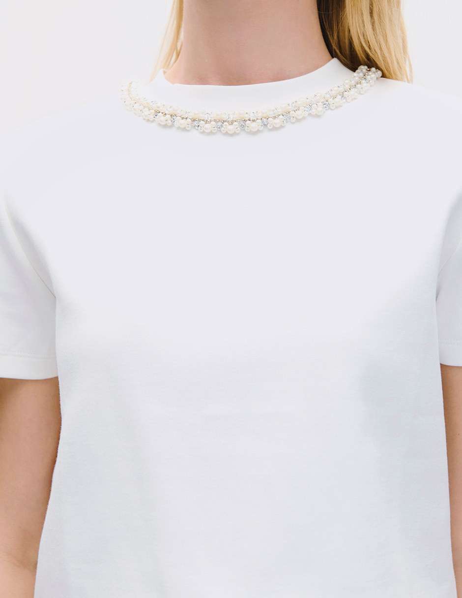 Blusa manga corta para mujer 4