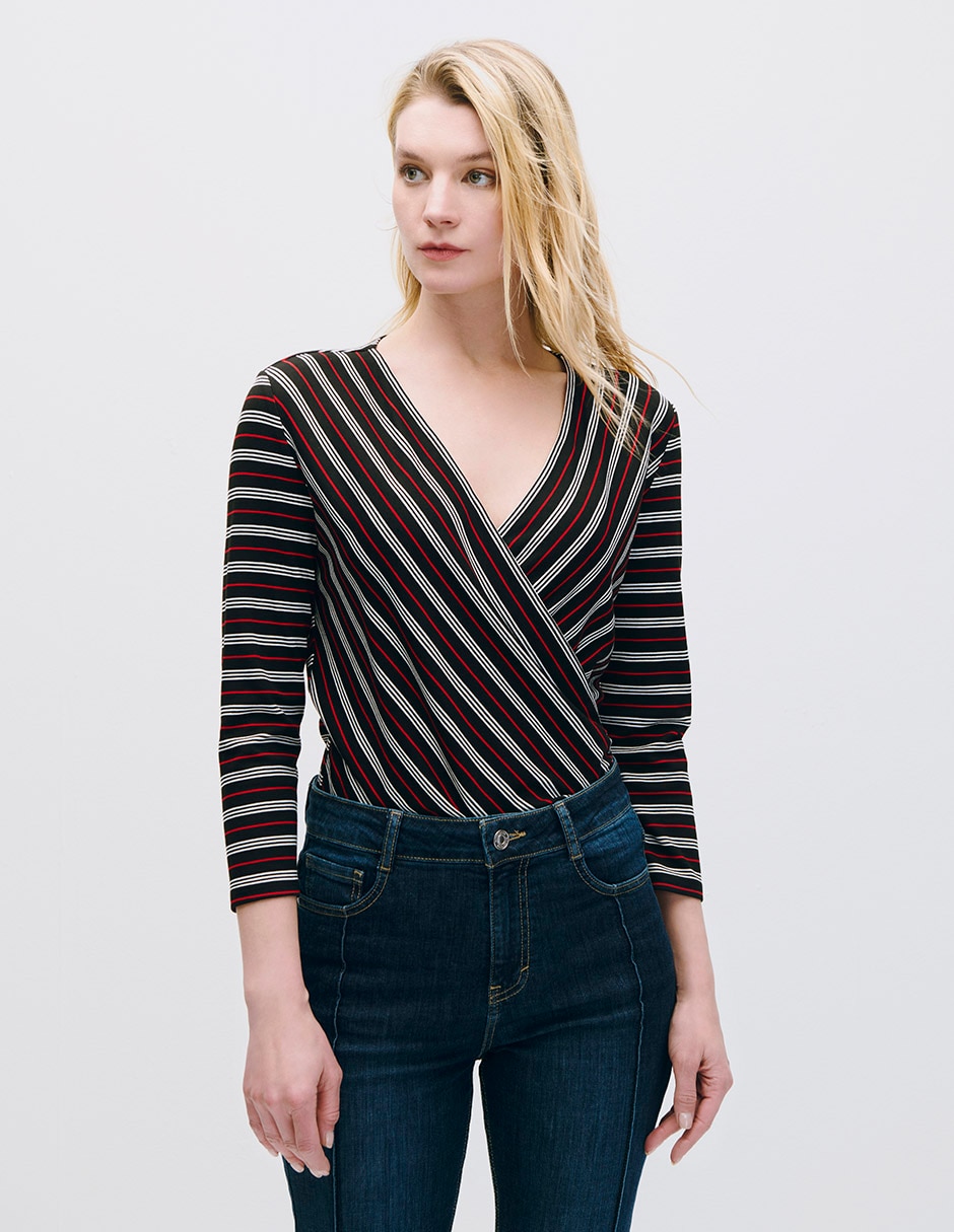 Blusa manga larga Kira para mujer Blusa manga larga Kira para mujer