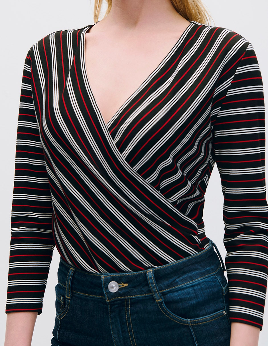 Blusa manga larga Kira para mujer 4