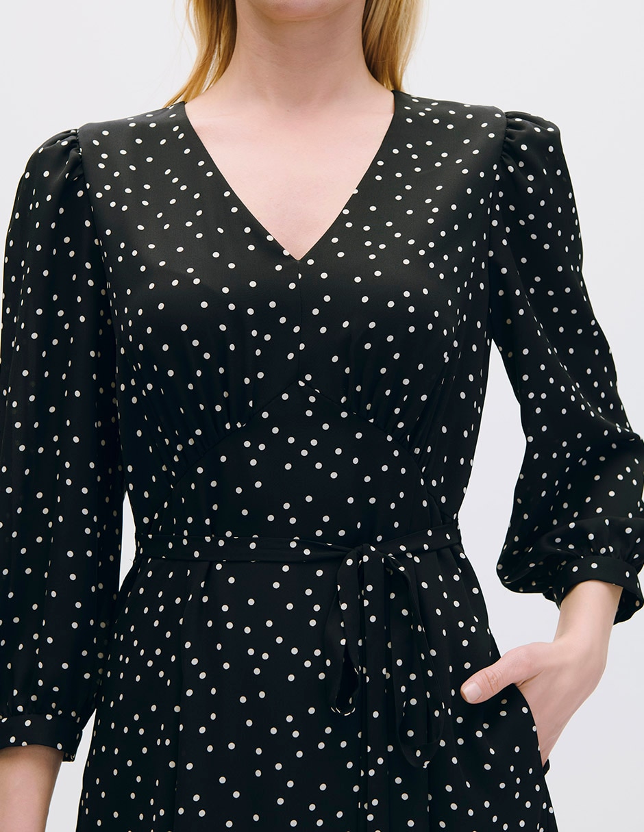 Vestido midi casual kira para mujer 4