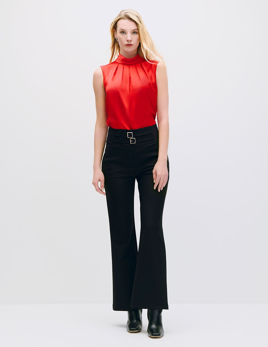 Blusa kira manga sin manga para mujer 2