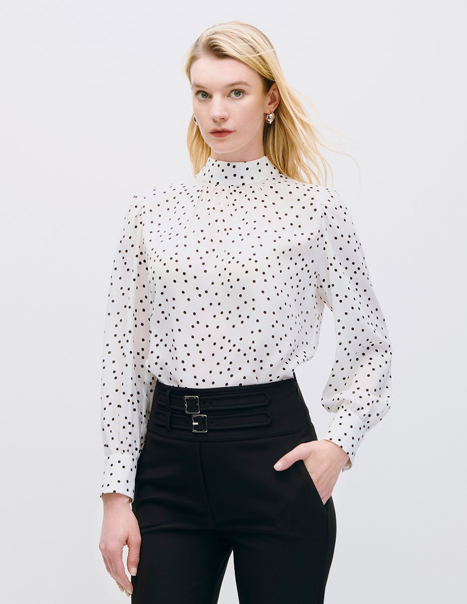 Blusa manga larga Kira para mujer Blusa manga larga Kira para mujer