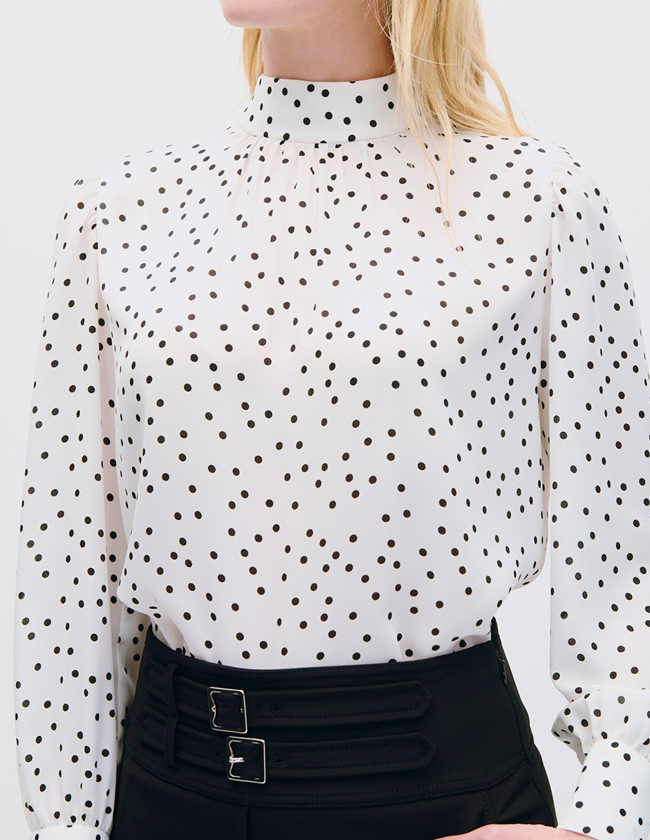 Blusa manga larga Kira para mujer 4