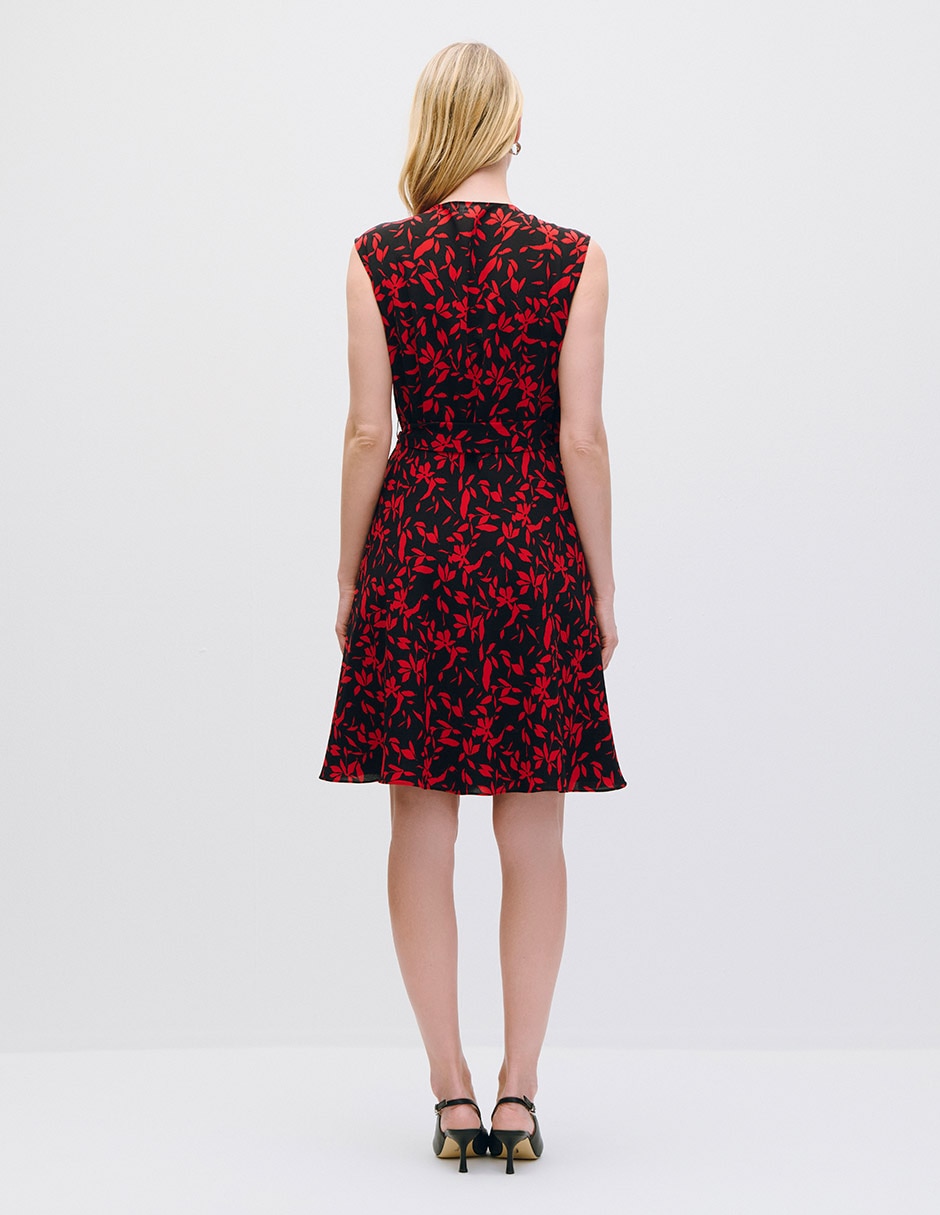 Vestido envolvente midi casual kira para mujer 3