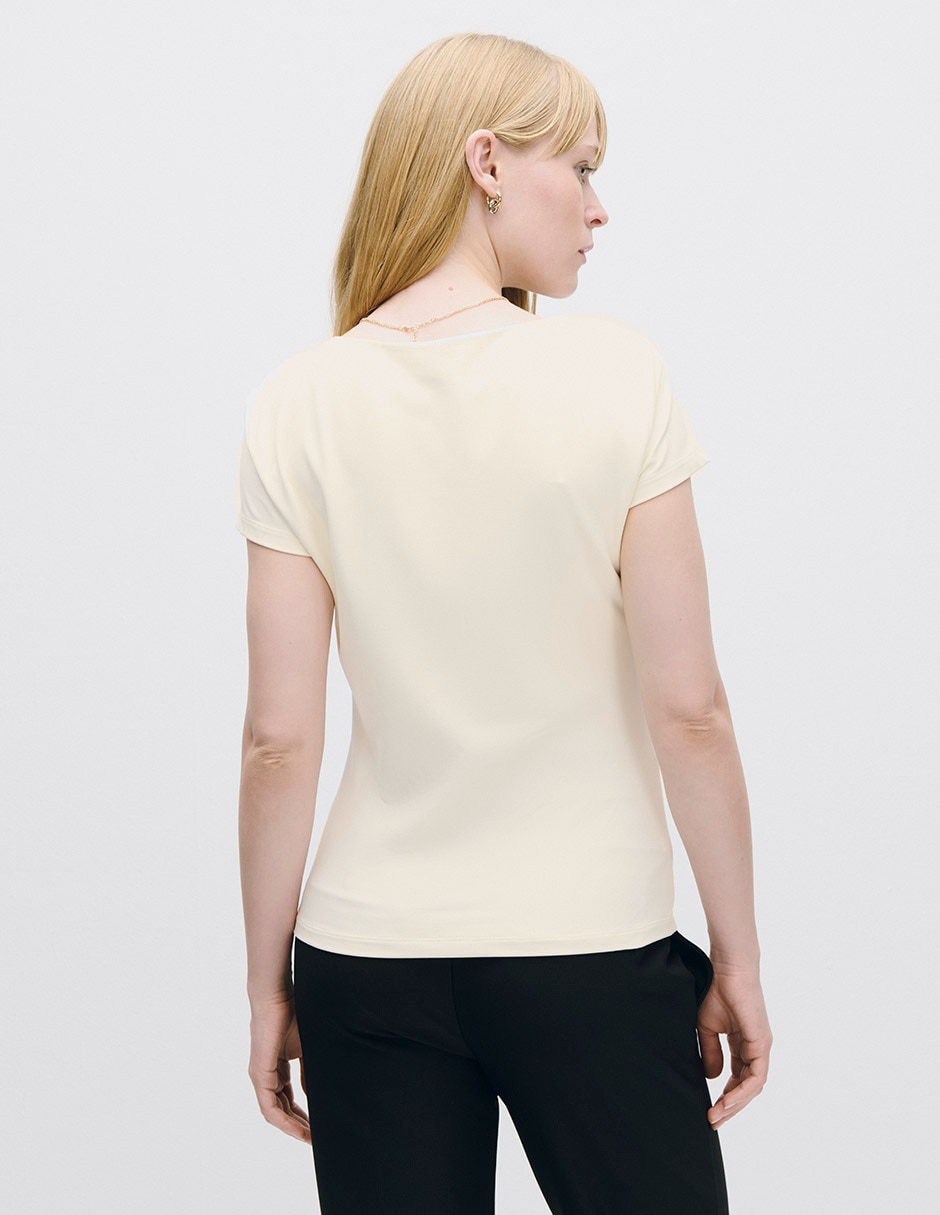 Blusa manga corta para mujer 3