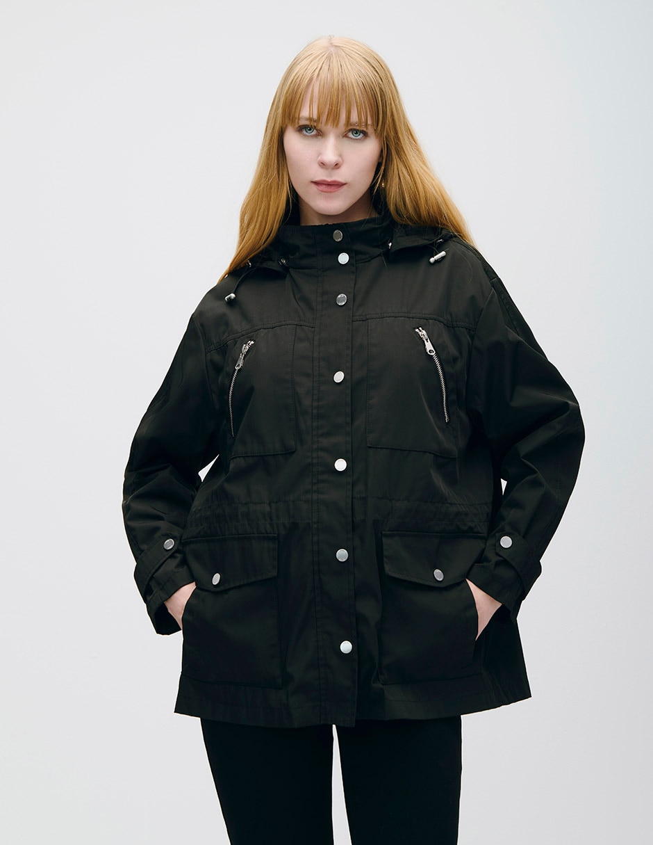 Chamarra parka para mujer