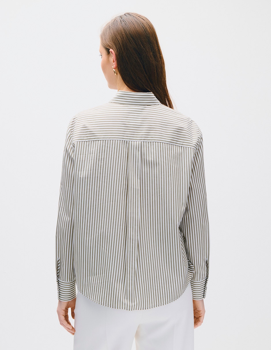 Blusa camisa manga larga para mujer 3