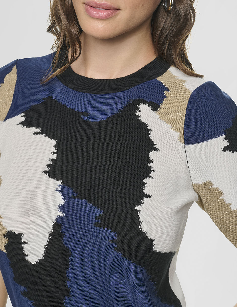 Suéter cuello redondo para mujer 2