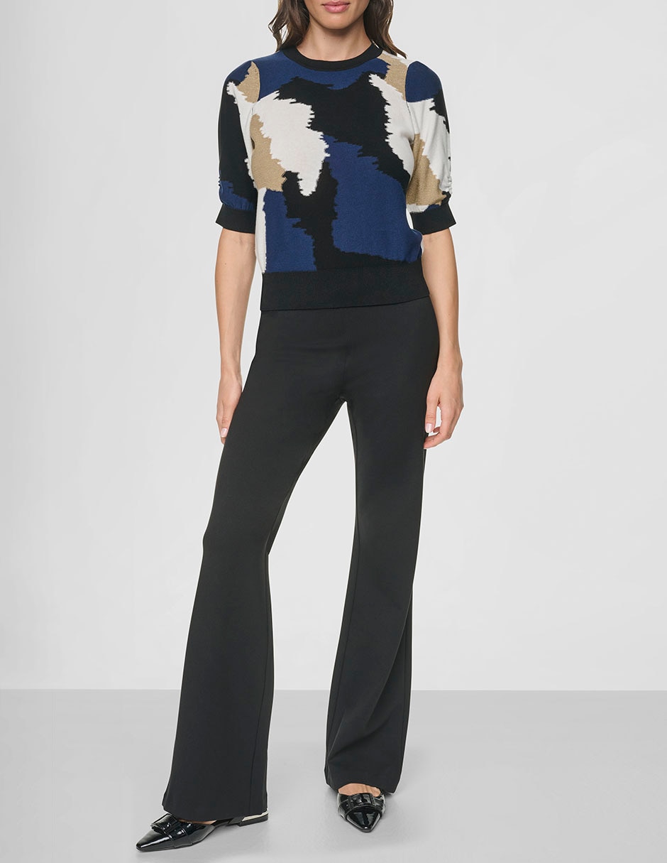 Suéter cuello redondo para mujer 4