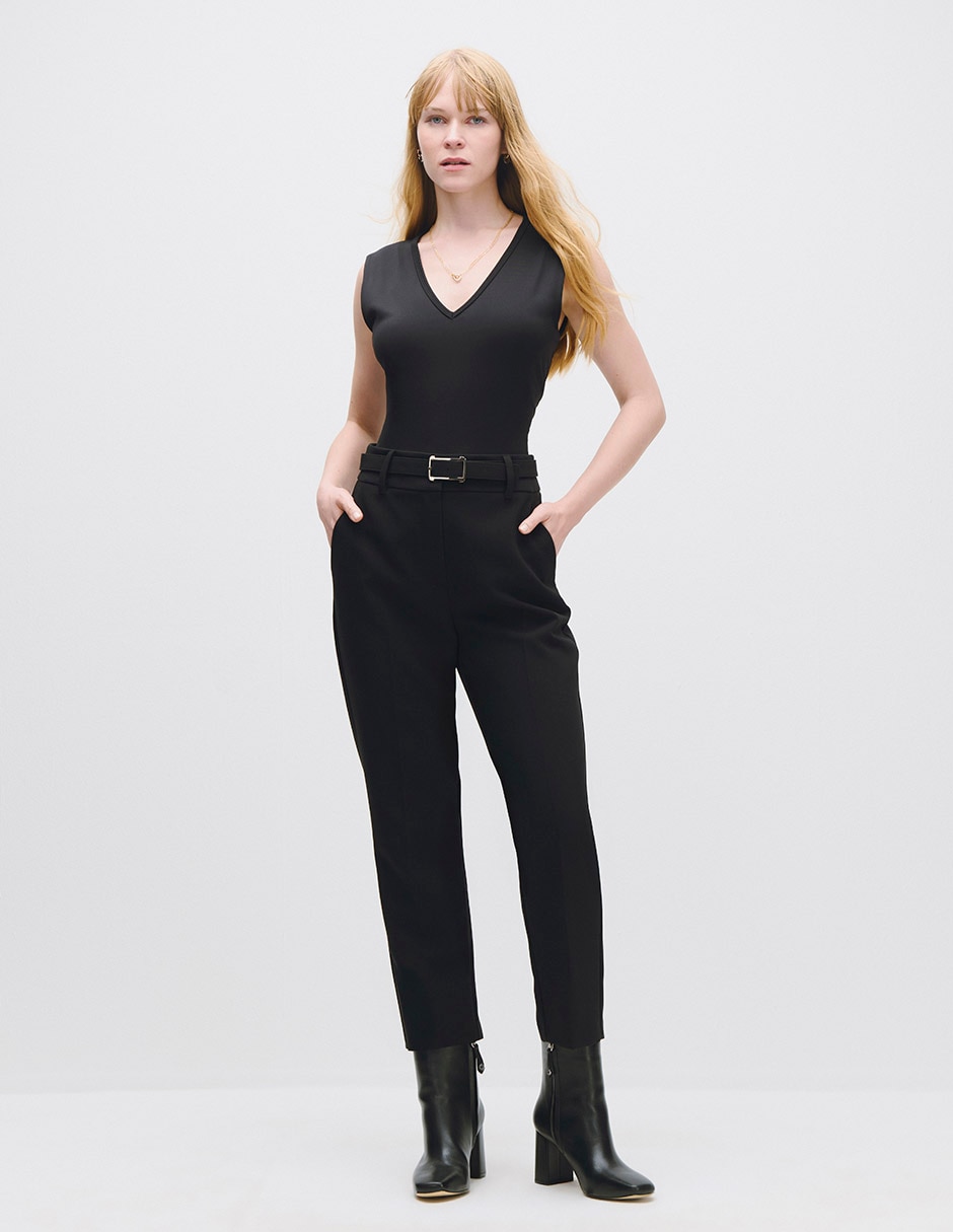 Pantalón de vestir slim para mujer 2