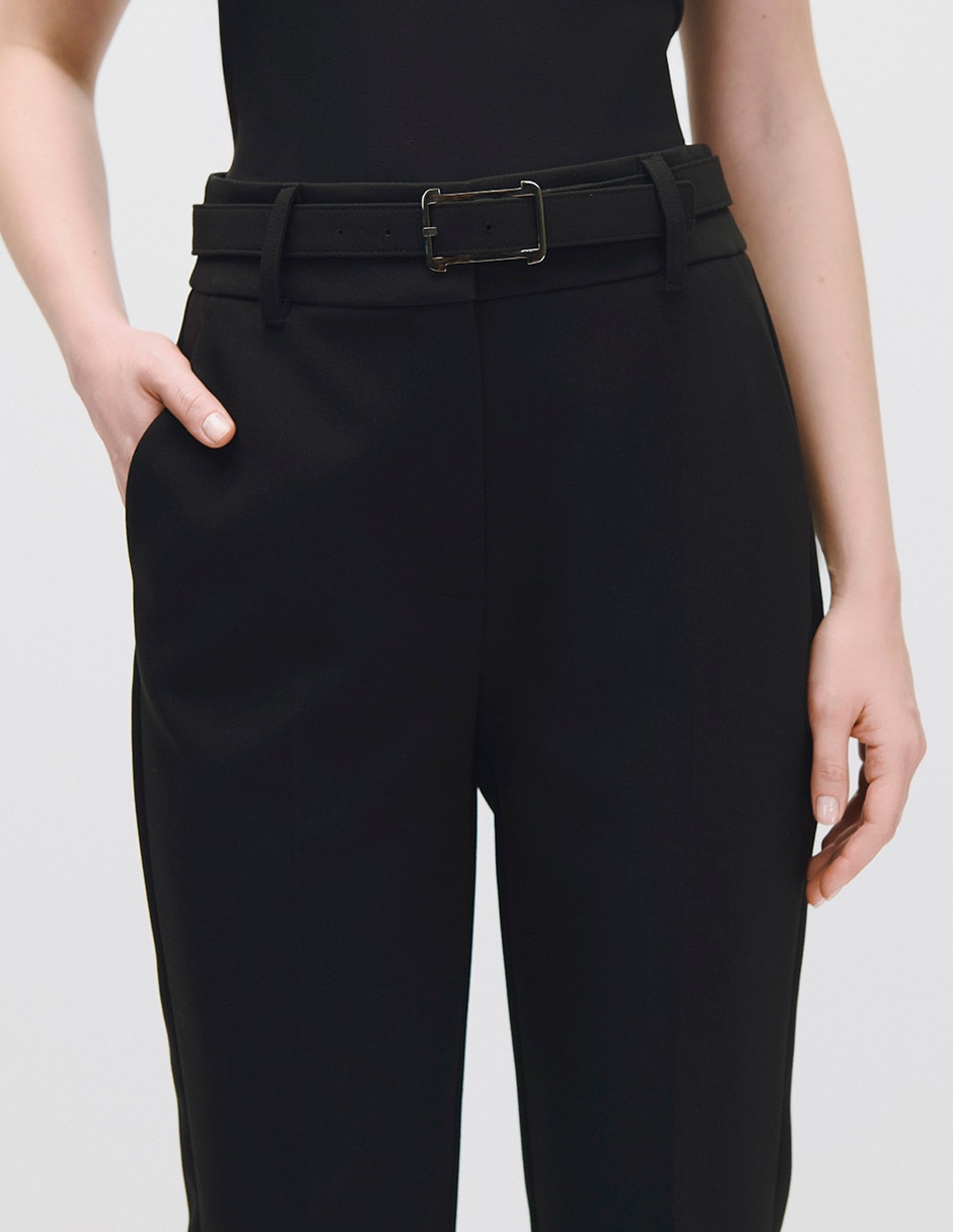 Pantalón de vestir slim para mujer 4