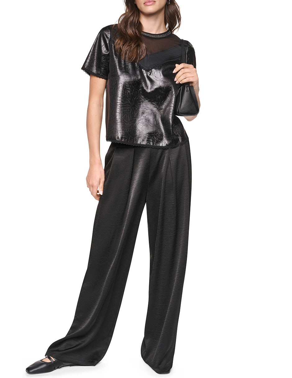 Blusa manga corta para mujer 4