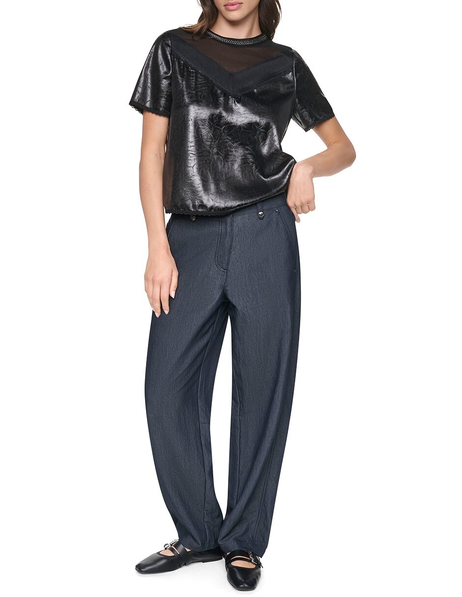 Blusa manga corta para mujer 6