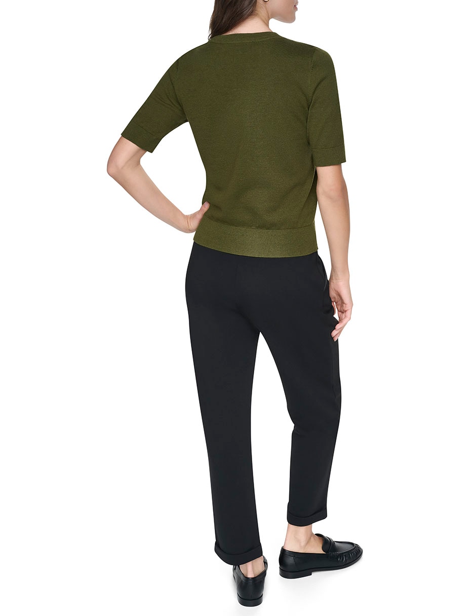 Suéter cuello v para mujer 6