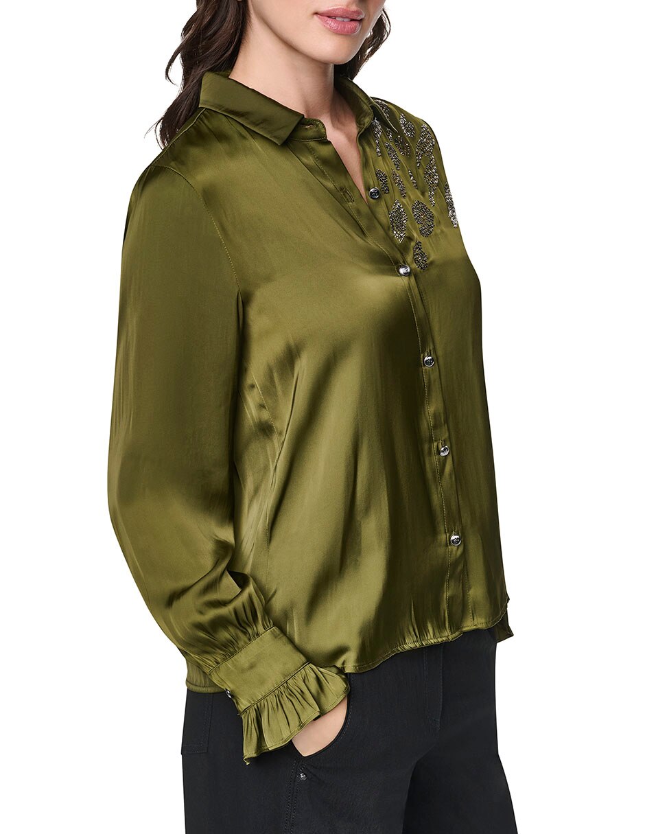 Blusa manga larga para mujer 6