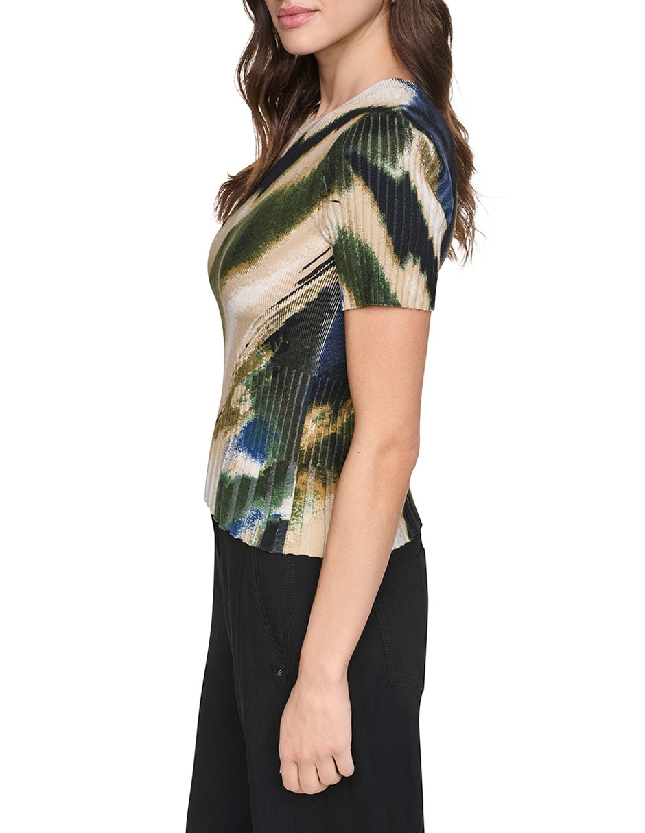 Suéter cuello redondo para mujer 6