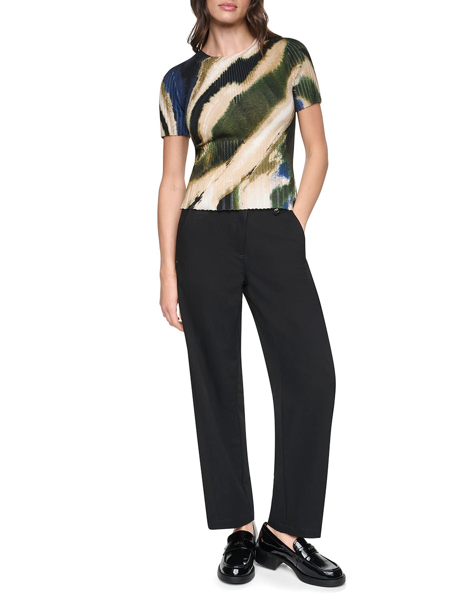 Suéter cuello redondo para mujer 5
